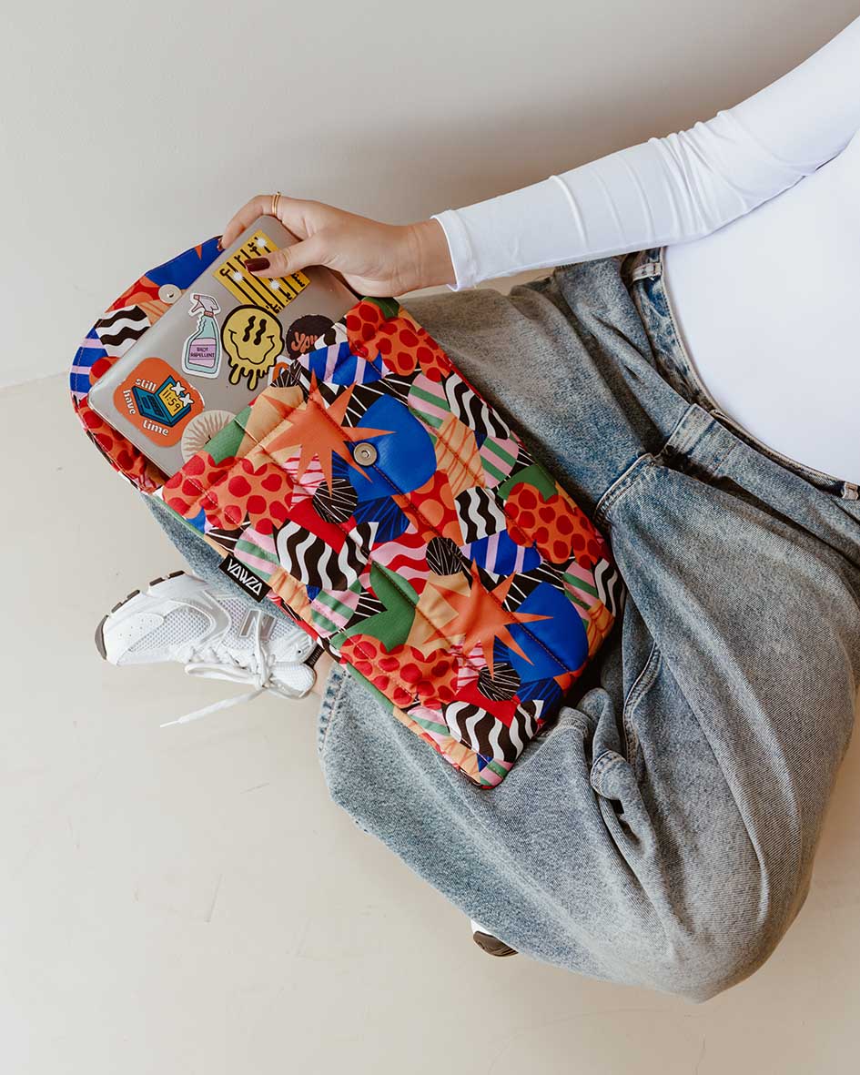 Fiesta Puffy Laptop Sleeve