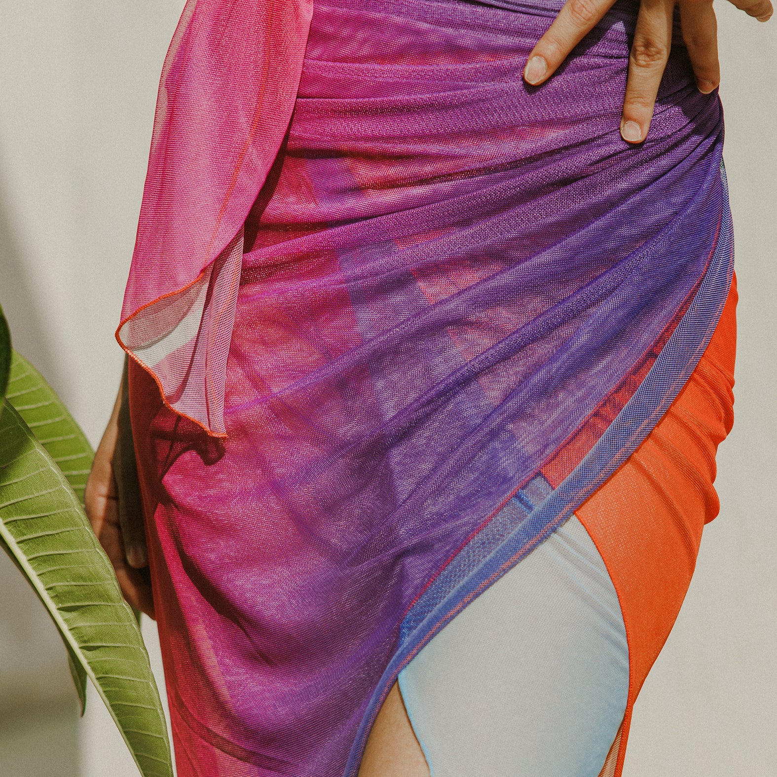 Sunrise Mesh Cover Up
