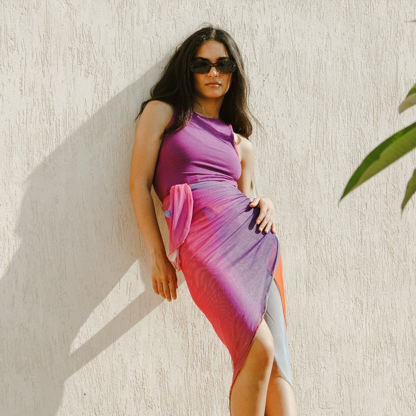 Sunrise Mesh Cover Up