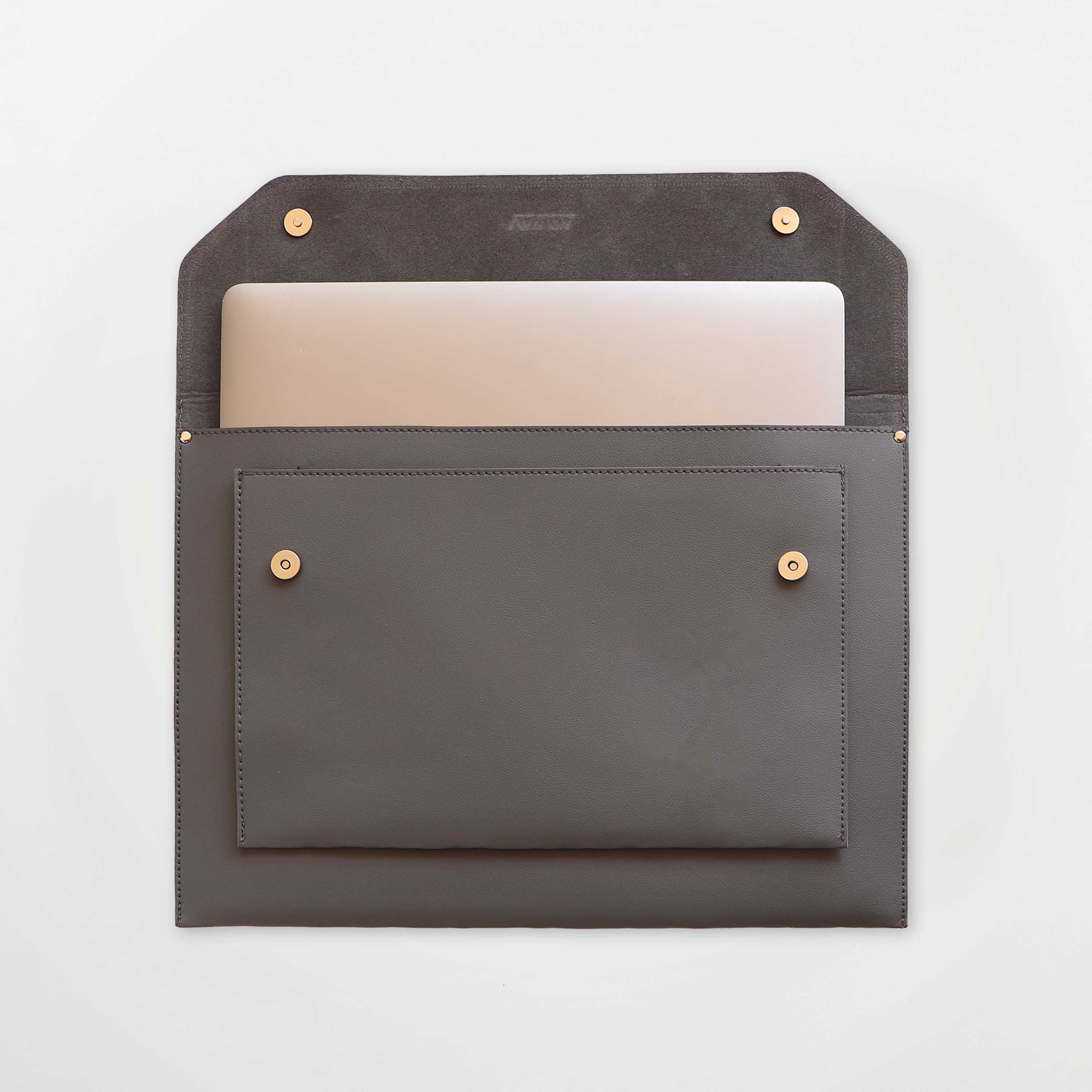 Grey Laptop Folder