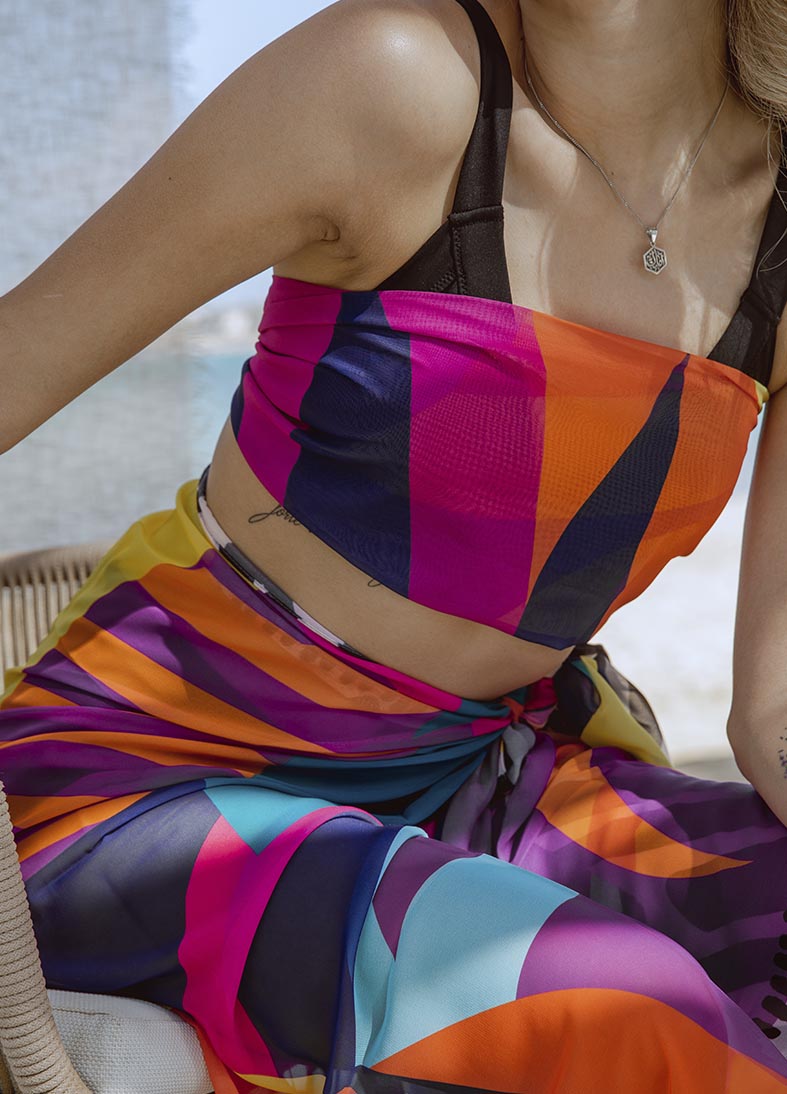 Hot Mess Chiffon Cover Up