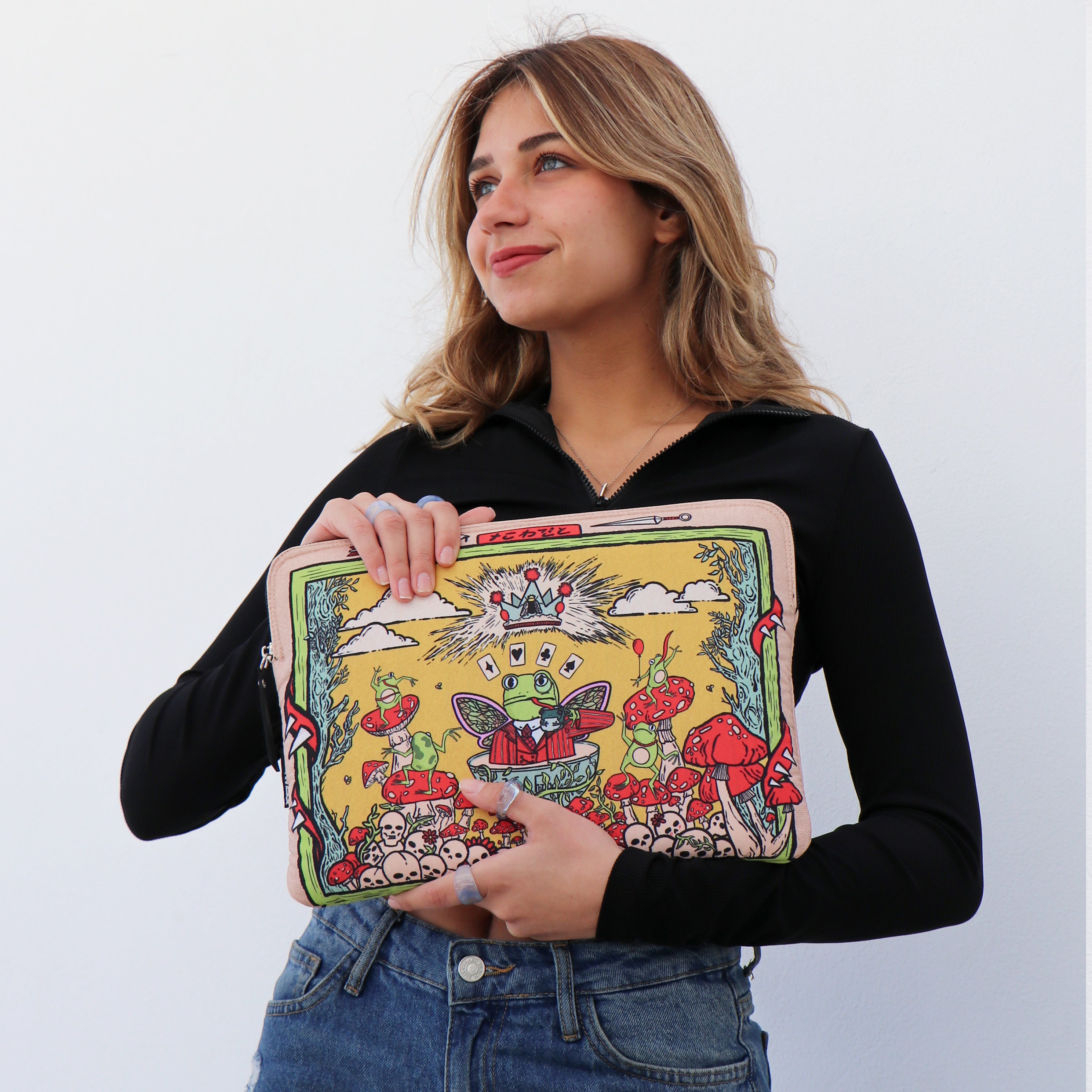 Frog King Laptop Sleeve