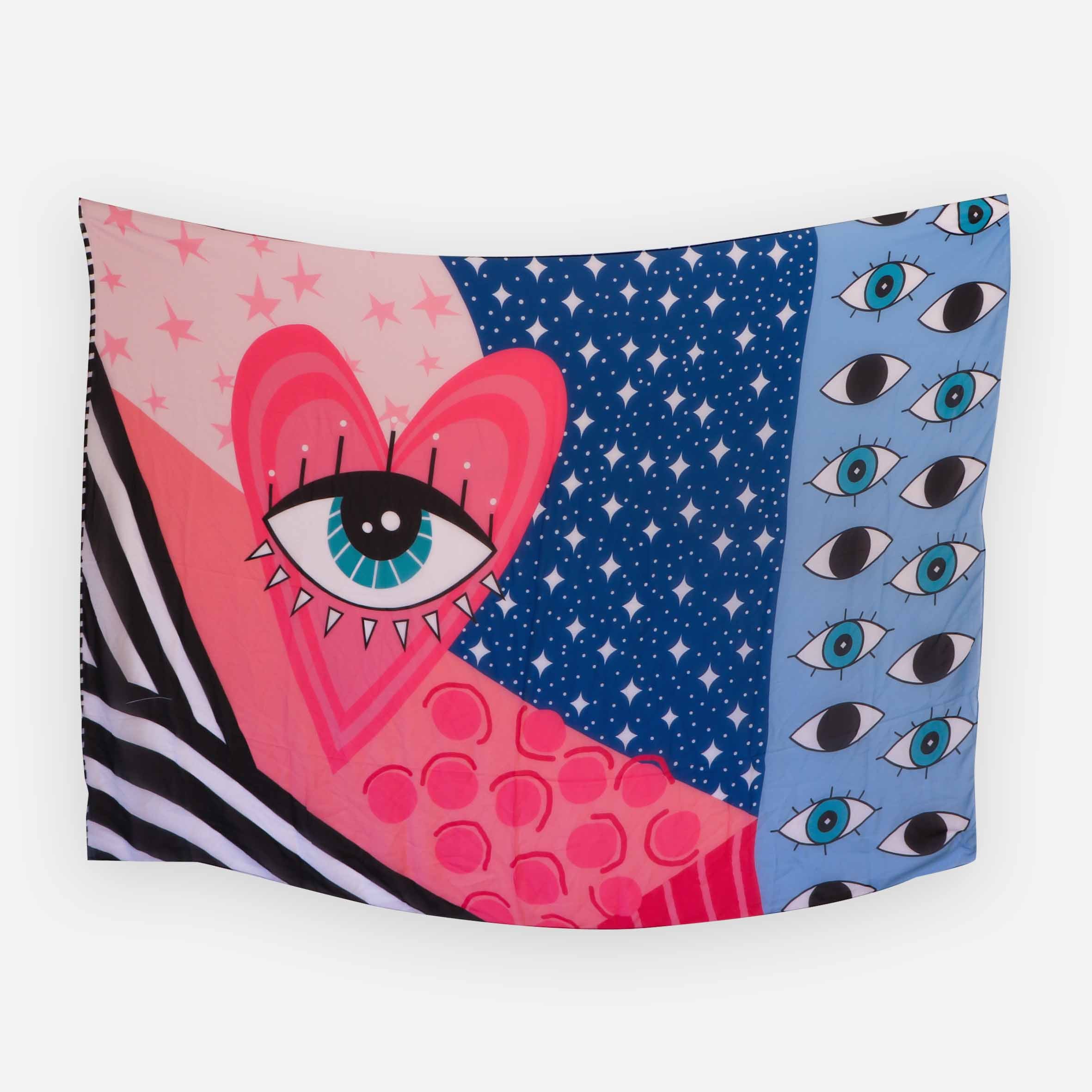 Eyes Chiffon Cover Up